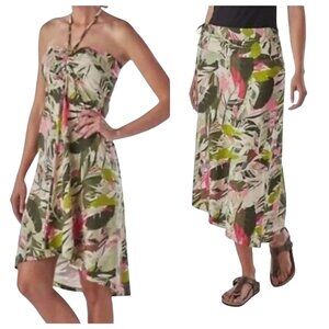 Patagonia Kamala Convertible Tropical Beach Halter Dress Size M